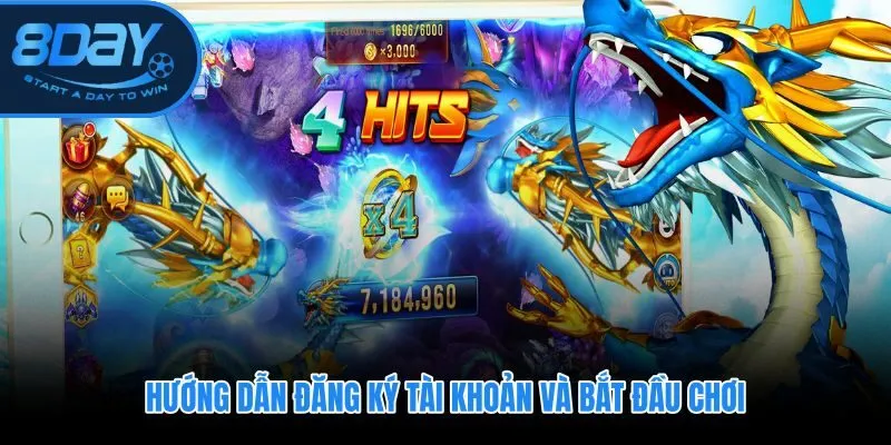 Quy trình 2 đến 4 phút từ đăng ký đến vào sảnh game bắn cá xèng