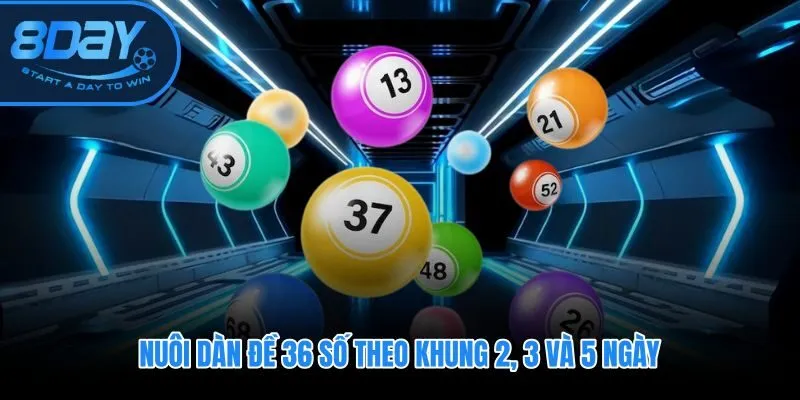 Cách chơi dàn đề 36 số với khung nuôi phù hợp sức vốn