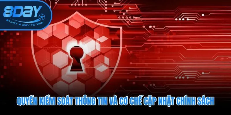 Sáu quyền kiểm soát dữ liệu theo chính sách bảo mật 8DAY