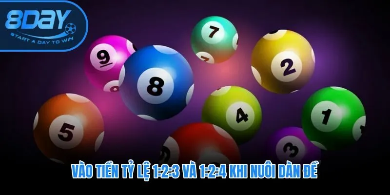 Phân bổ vốn theo tỷ lệ tăng dần trong cách chơi dàn đề 36 số